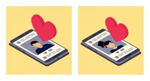 social media love couple