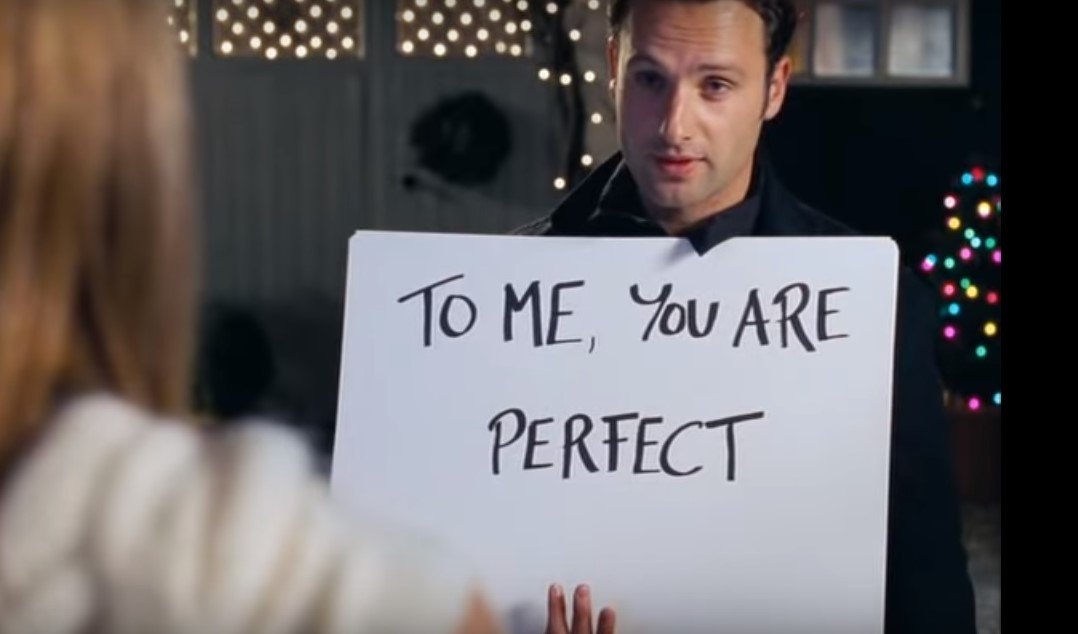 love actually to me u are perfect