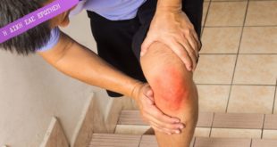 σκάλες και πονεμένο γόνατο