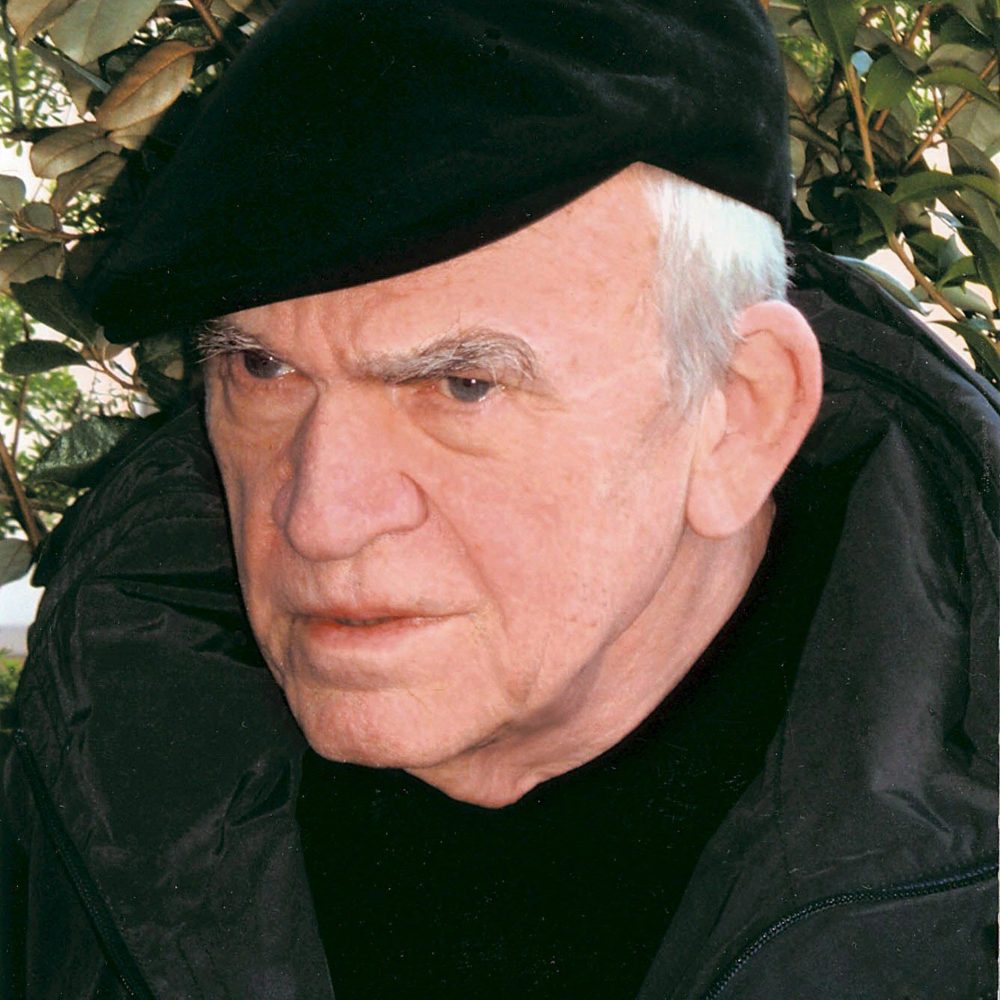 epa01519198 (FILE) A file picture dated 02 May 2005 shows Czech writer Milan Kundera in Madrid, Spain. Czech-born writer Milan Kundera denied a report on 13 October 2008 that he turned in a Western agent during the Stalinist era, leading to the man's imprisonment at a labour camp. Kundera, 79, best-known for 'The Unbearable Lightness of Being', called the report in the Czech weekly Respekt a lie.  EPA/-
