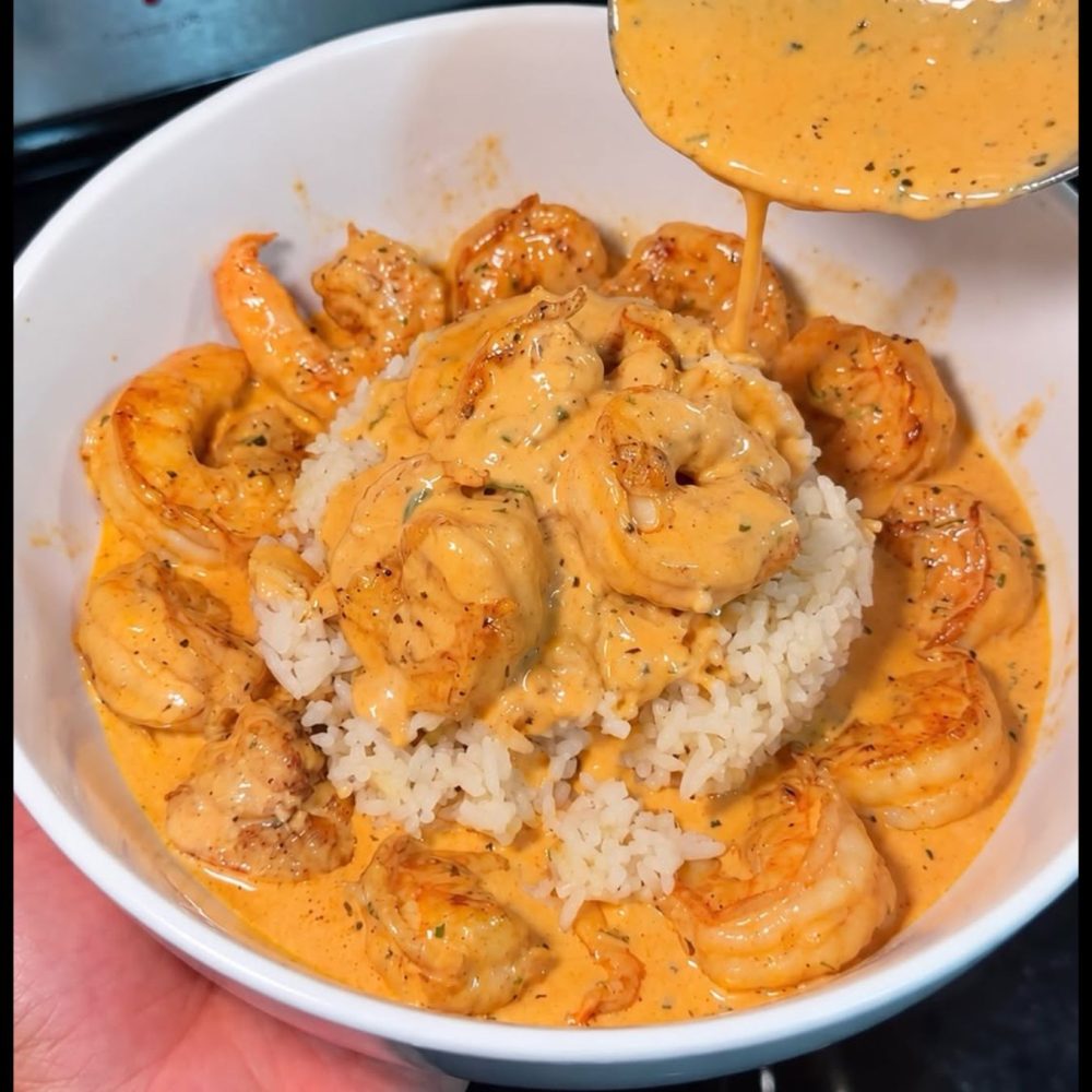 Butter-Cream-Shrimp-&-Rice