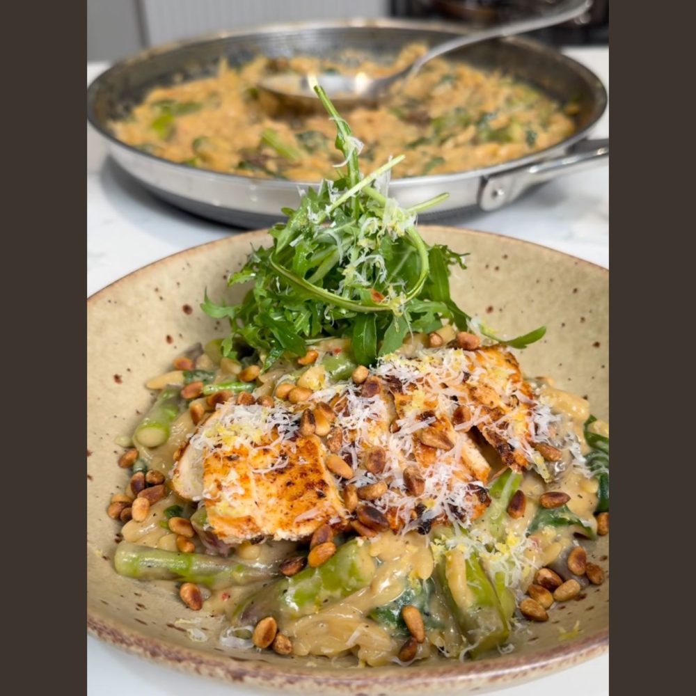 Lemon-Chicken-&-Asparagus-Orzo