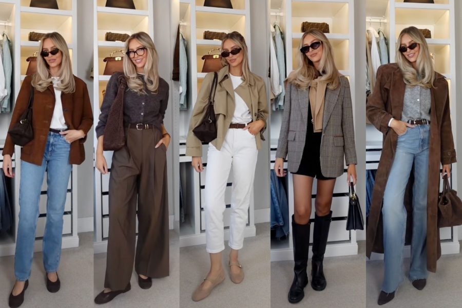 Ίδια γυναίκα με διαφορετικά σύνολα