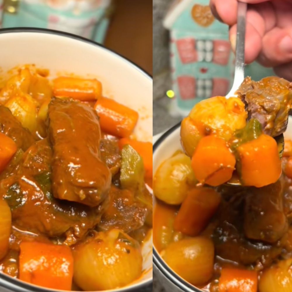 Μοσχαράκι με λαχανικά σε κατσαρόλα