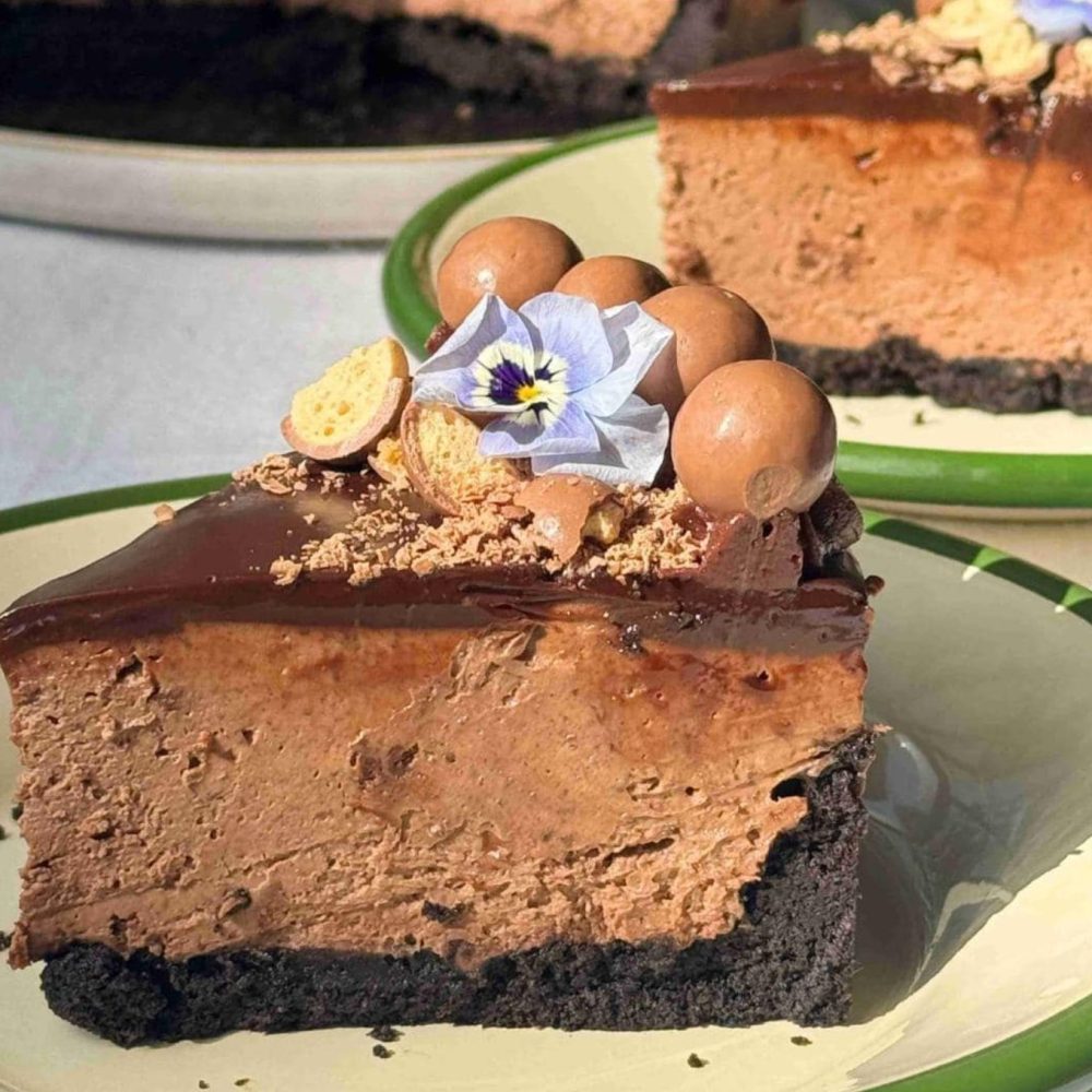 Κομμάτι από σοκολατένιο γλυκό